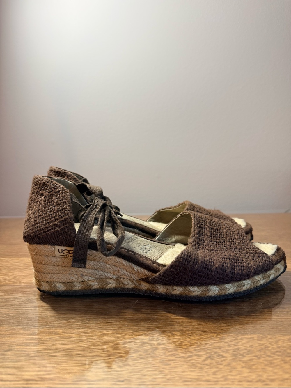 UGG Australia Delmar Espadrille Wedge Sandals